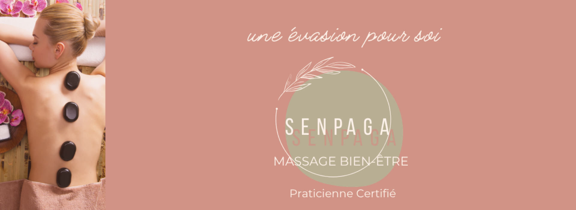 Bannière site web praticienne certifiée senpaga massage